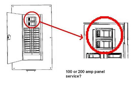 how to tell if i have 100 or 200 amp service